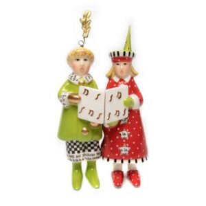 Patience Brewster Holiday Carolers Salt & Pepper Set image one