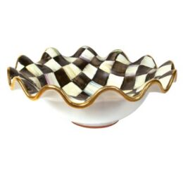 Courtly Check Medium Fluted Serving Bowl