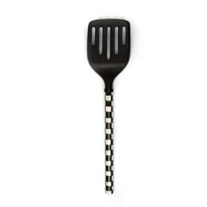 Courtly Check Slotted Turner - Black image one
