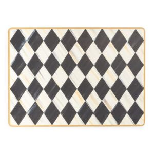Courtly Harlequin Cork Back Placemats - Set of 4 image one