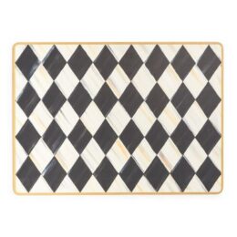 Courtly Harlequin Cork Back Placemats - Set of 4