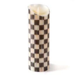 Courtly Check Flicker 9" Pillar Candle