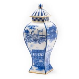 Royal Toile Ginger Jar - Small