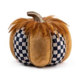 Elegant Feather Pumpkin