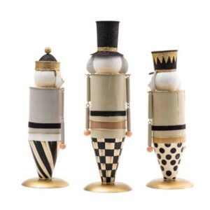 Glam Up Tin Nutcracker Figures - Set of 3 image three