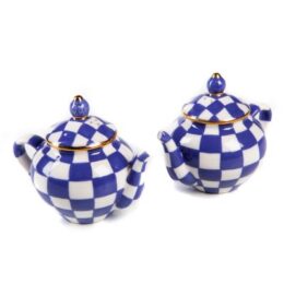 Royal Check Teapot Salt & Pepper Set