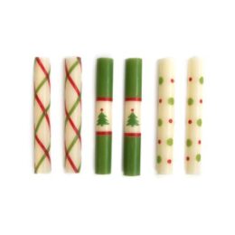 Mini Dinner Candles - Noel - Set of 6