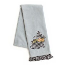 Gingham Bunny Dish Towel