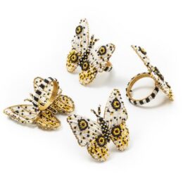 Spot On Butterfly Napkin Rings - Set of 4