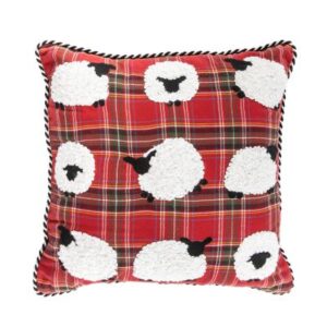 Tartan Sheep Pillow