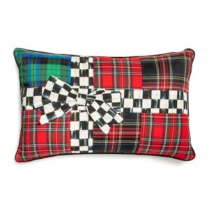 Tartastic Bow Lumbar Pillow image one