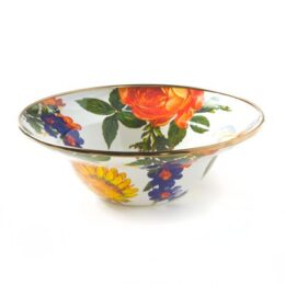 Flower Market Breakfast Bowl - White