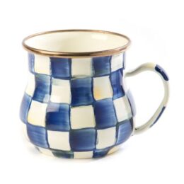 Royal Check Enamel Mug