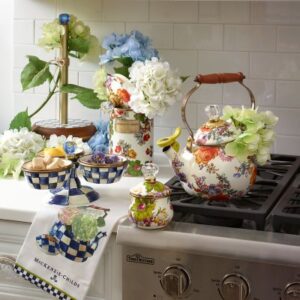 Flower Market Lidded Sugar Bowl - White image three