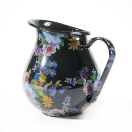 Flower Market Pitcher - Black