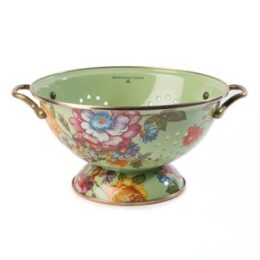 Flower Market Large Colander - Green