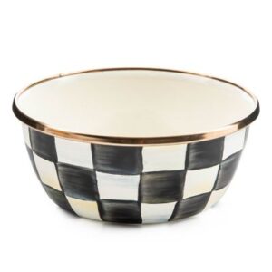 Courtly Check Enamel Pinch Bowl image one