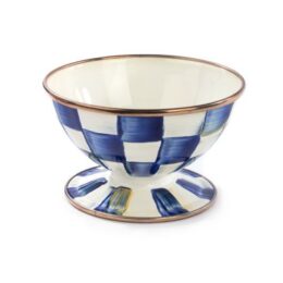 Royal Check Enamel Ice Cream Dish