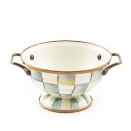 Sterling Check Enamel Simply Anything Bowl