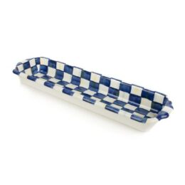 Royal Check Enamel Baguette Dish